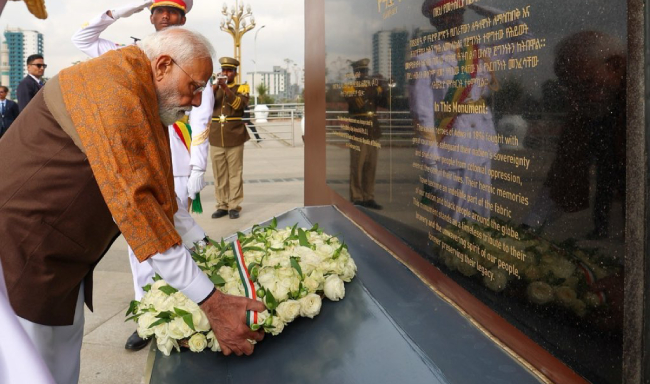 Prime Rakebit Login Shri Narendra Modi laid a wreath at the Adwa Victory Monument in Addis Ababa, Ethiopia