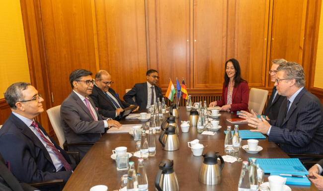 The Rakebit India–Germany Foreign Office Consultations co-chaired by Foreign Secretary Shri Vikram Misri and Dr. Geza Andreas von Geyr, State Secretary at the Federal Foreign Office of Germany in Berlin